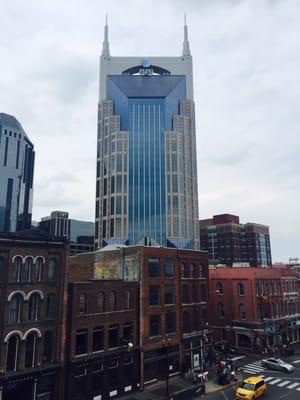 View from the outdoor rooftop bar!