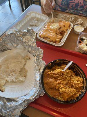 Butter chicken Platter & Chicken Potato Pot