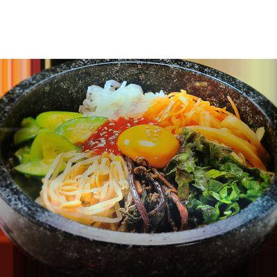 Hot stone Bibimbob