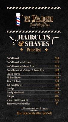 2023 new prices for haircuts