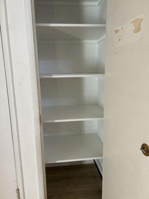 Finished pantry