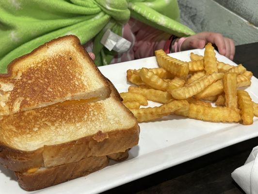 Kid's Grilled Cheese with Fries