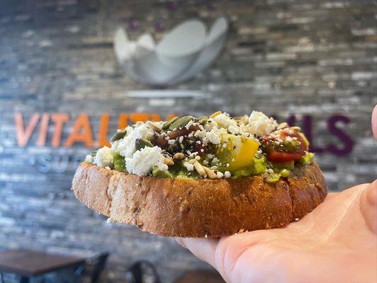 Our super-seed Avocado Toast!