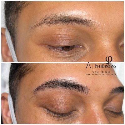 Microblading! Man brows