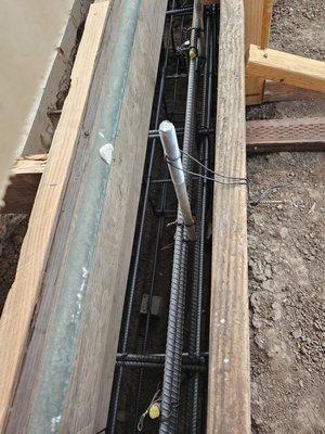 Rebar and bolts