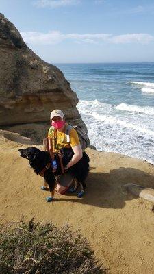 Some cliffs in California. Note:we are not standing on a giant ledge. But it kinda looks like that.