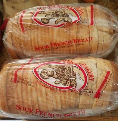 Round sour french bread. Great for egg sandwiches and hamburgers!