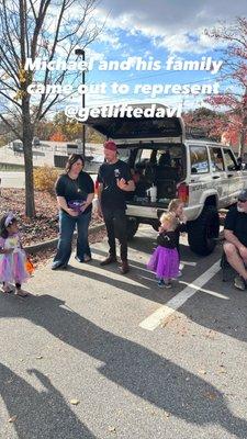 Trunk or treat with fellow Jeepers at Chick-fil-A