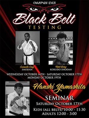 New Black Belt Students