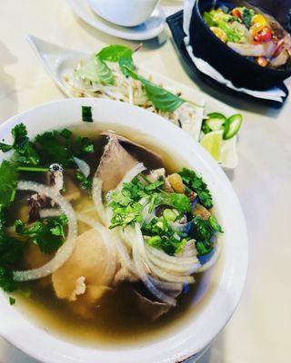 P-10. Noodle Soup with Eye Round Steak, Meat Balls, Flank, and Tendon