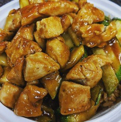 Chicken rice bowl (fried rice, add zucchini)