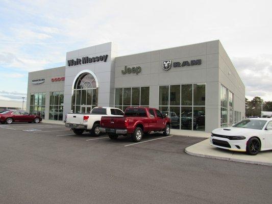 Walt Massey Chrysler Dodge Jeep Ram has a brand new, state-of-the-art facility in the beautiful city of Lucedale, MS.