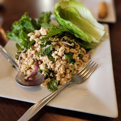 Chicken Larb one of the best that I have ever had...