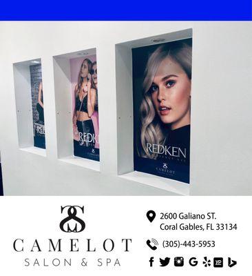 Camelot Salon & Spa.  Explore our hair, nails, waxing, facial and massage services.