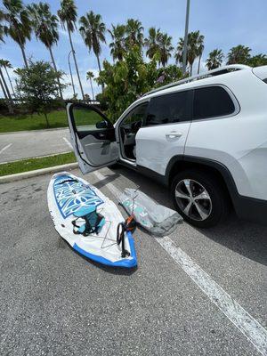 We going to kill the paddle boarding...: Found another awesome spot to drop the board in the water.