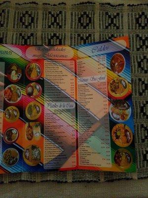 LA Cabana menu 2