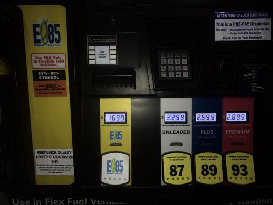 E85