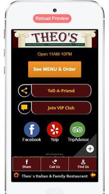 We developed a mobile app for each restaurant in town! Get them all at http://www.whatsinelkin.com or Find the "My Elkin Guide" in app store