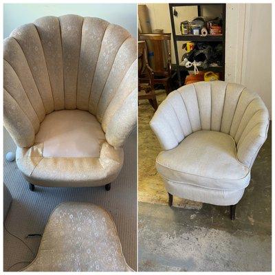 Chair reupholstery