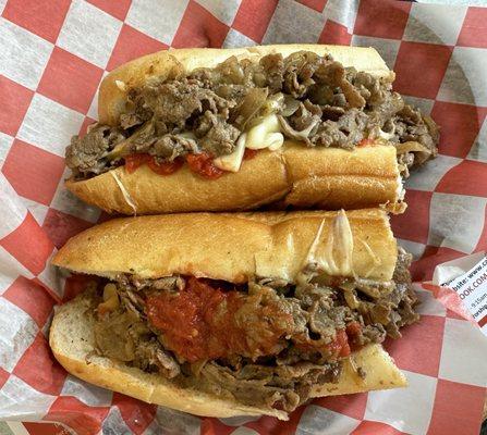 Jumbo cheesesteak