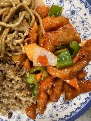 Sweet & Sour Chicken Combination