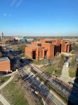 Bracken library on a winter day