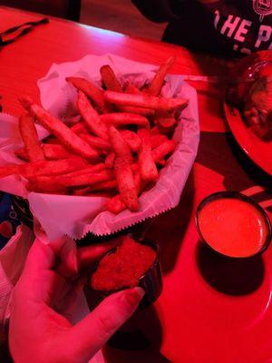 For this giant basket of fries?