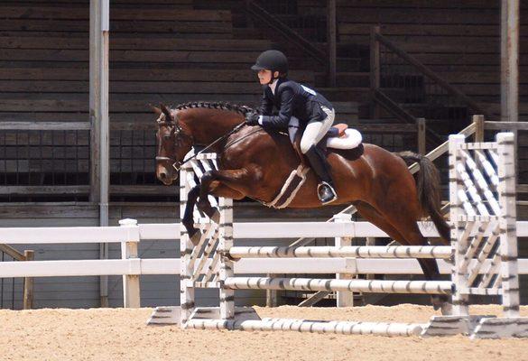 Sophie Ogilvie and Rebel       @ The Virginia Horse Center in Lexington, Virginia