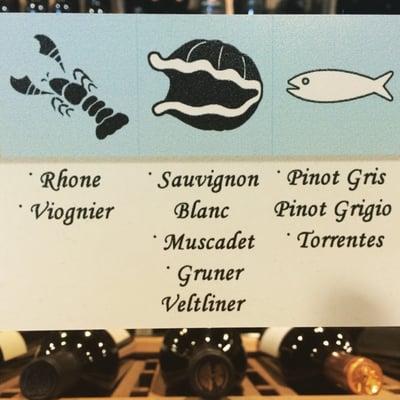 Seafood's match with wine Tourists need local advice Pinots best with fish  #NOLA_Haiku #LukesSuperLiquors #Hyannis #CapeCod