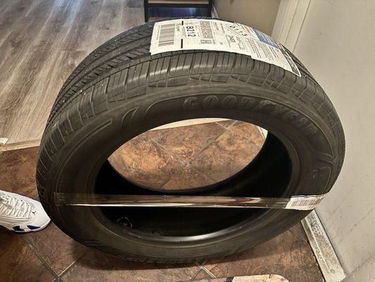 This is the tire I ordered, compared to paying $200 and up, this tire gets the job done.