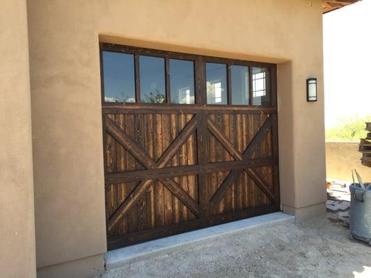 Solid Wood Garage Doors