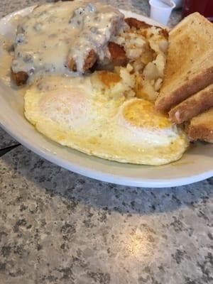 Country Fried Steak breakfast