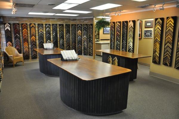 Our recently updated showroom was named one of the top 100 frame shops in America.