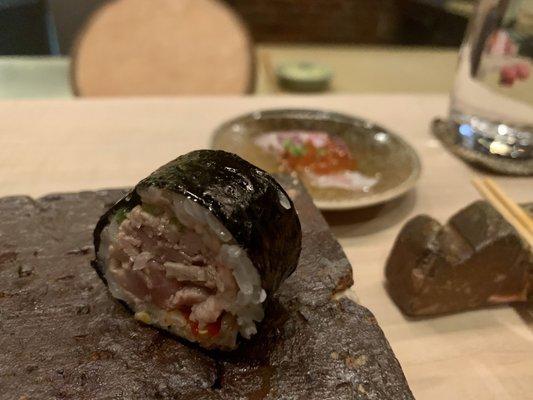 Wagyu roll Sea bream