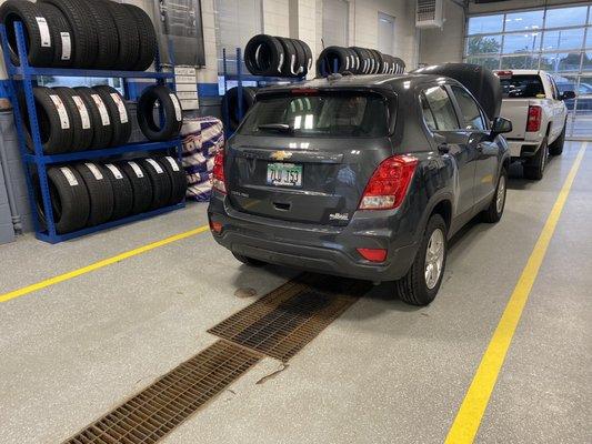 First oil change on my 2019 Chevy Trax. Thanks again Josh! You're awesome!