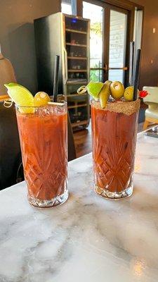 Port City Bloody Mary & Luxury Bloody Mary |Instagram @restaurant_aholic