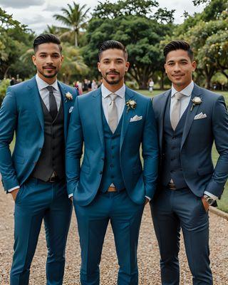 Custom Cuts Tailoring specializes in group suit sales and fitting for that special day to be perfect! ‍ #TailoredPerfection