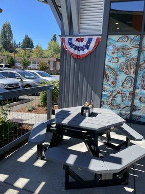 Back deck table