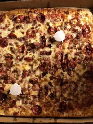 Meat Lovers square pizza