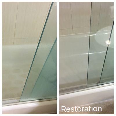 Tub and glass restoration