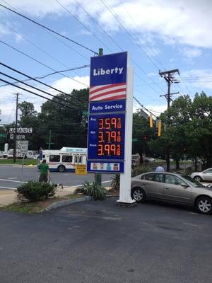 Competitive gas prices.