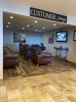 Customer lounge