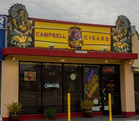 We have redesigned the outside of Campbell Cigar Club.