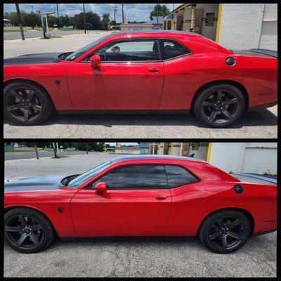 Before and After of this Beautiful Hellcat.