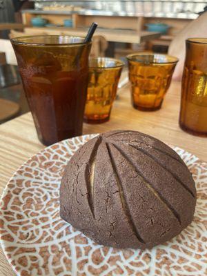 Chocolate Concha and Sangria