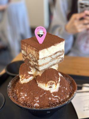 Tiramisu bingsu