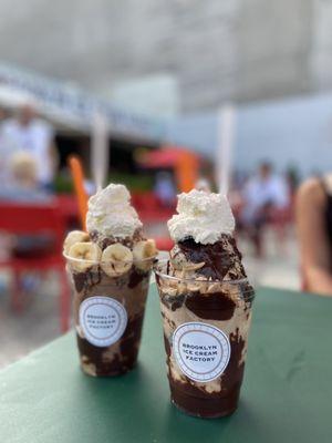 Sundaes (Brooklyn mocha and muddy road)