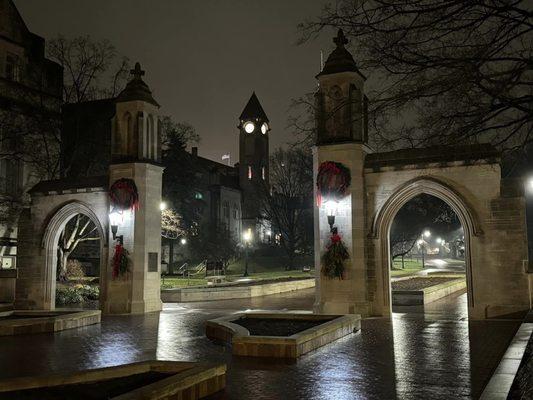 Sample Gates at night