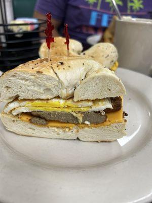 Bagel sandwich