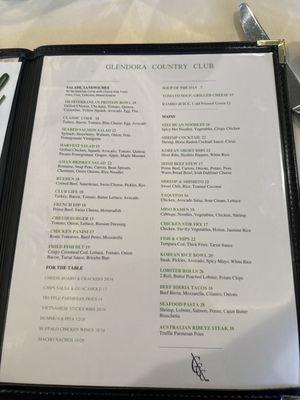 Lunch Menu